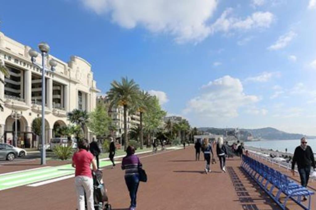 #28 1 Bdr Flat Ac Balcony Hper Central 10Mins To Beach & Old Town Nizza Esterno foto