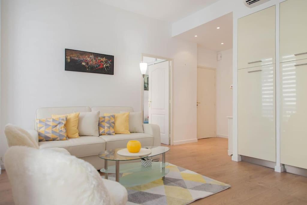 #28 1 Bdr Flat Ac Balcony Hper Central 10Mins To Beach & Old Town Nizza Esterno foto