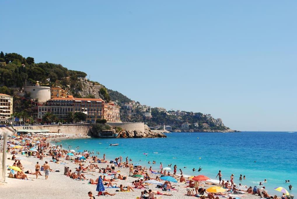 #28 1 Bdr Flat Ac Balcony Hper Central 10Mins To Beach & Old Town Nizza Esterno foto